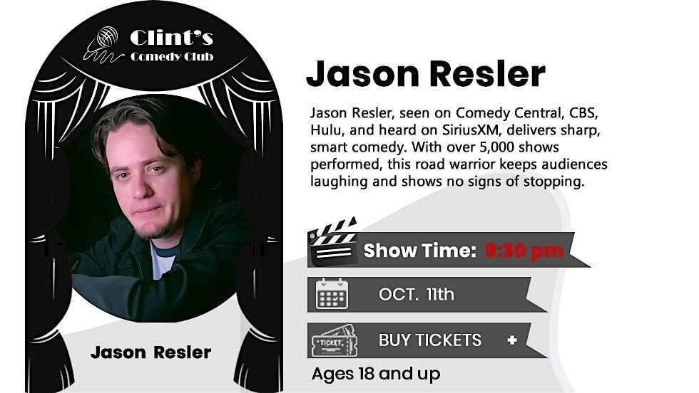 Comedian Jason Resler, 11 October | Event in Overland Park | AllEvents