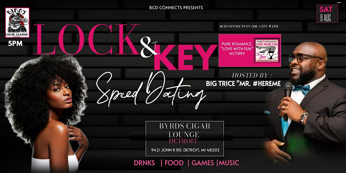 LOCK N KEY SPEED DATING MIXER, 9 August | Event in Detroit | AllEvents