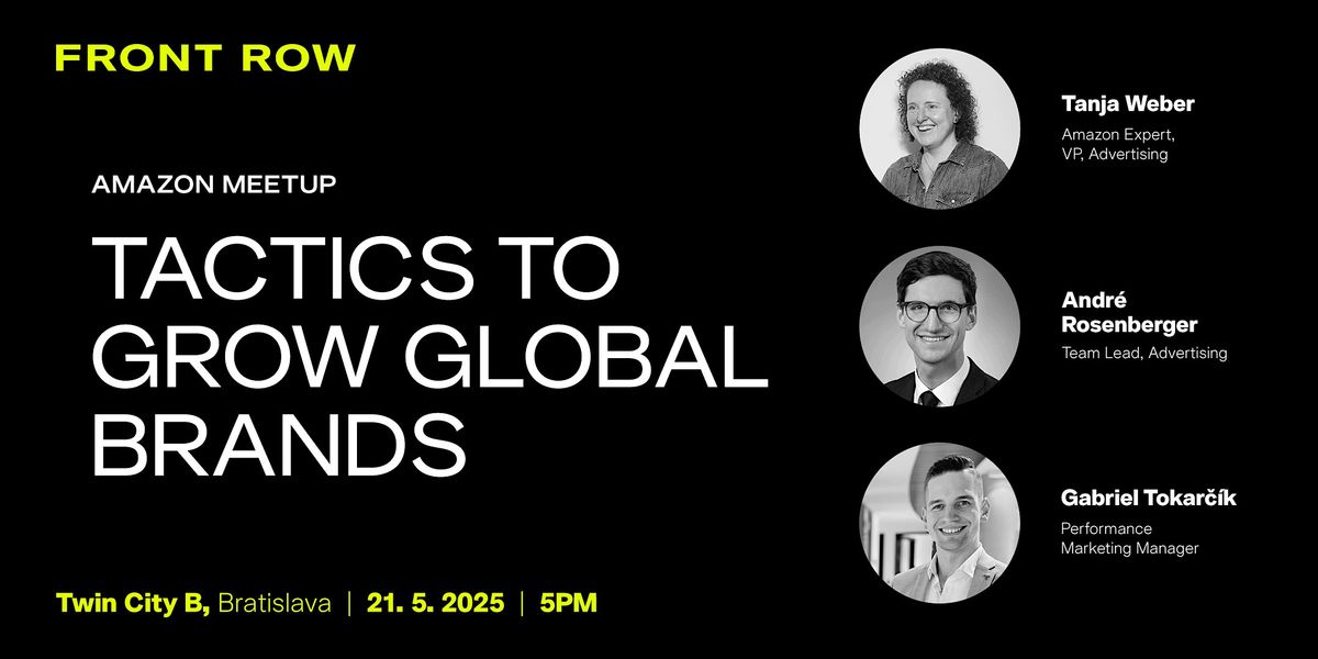 Amazon Meetup: Expert Insights on How to Grow Your Global Brand, 21 May | Event in Bratislava | AllEvents