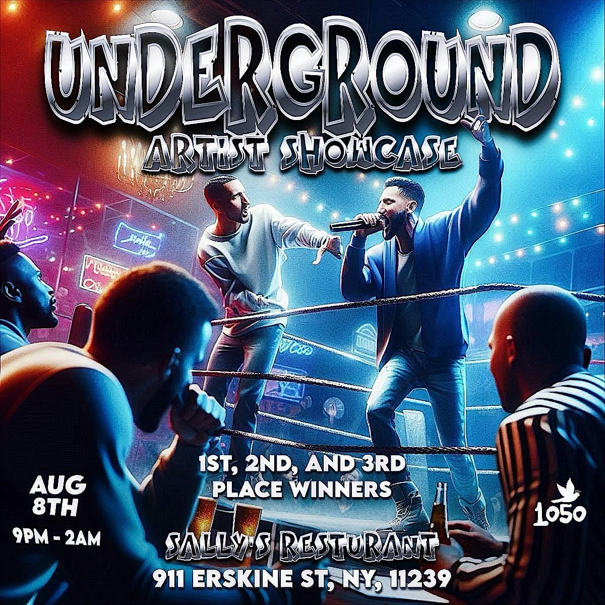 UNDERGROUND 1050 pt 2, 8 August | Event in Brooklyn | AllEvents