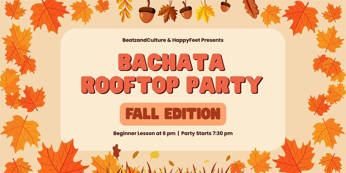 Bachata Rooftop: Fall Edition (Lesson & Dance Party), 4 October | Event in Seattle | AllEvents