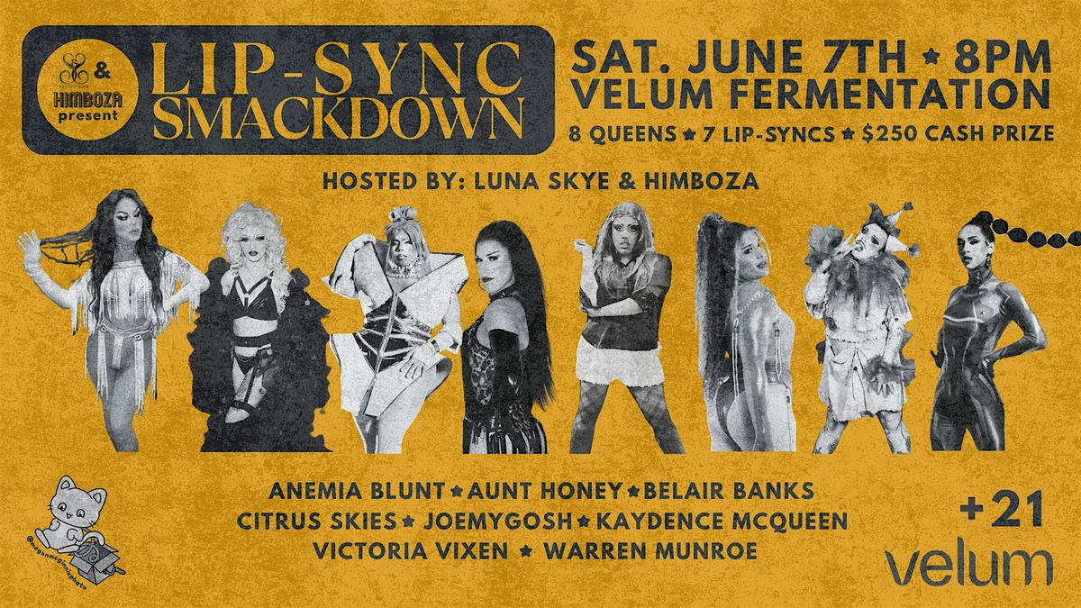 PRIDE LIP-SYNC SMACKDOWN DRAG SHOW AT VELUM FERMENTATION, 7 June | Event in Pittsburgh | AllEvents