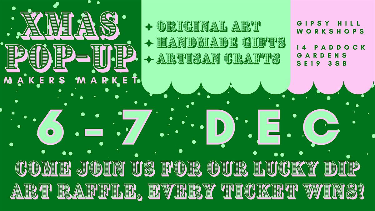 Christmas market in artist studios | Mulled wine | Raffle | Crystal Palace, 6 December | Event in London | AllEvents