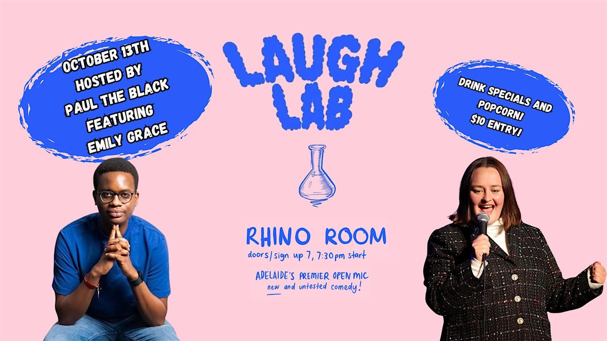 Paul The Black Hosts Laugh Lab ft. Emily Grace, 13 October | Event in Adelaide | AllEvents