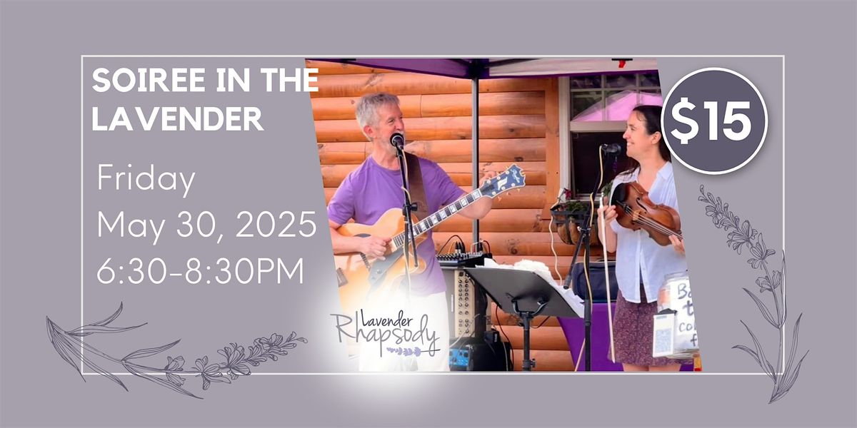 Soiree in the Lavender, 30 May | Event in Bland | AllEvents