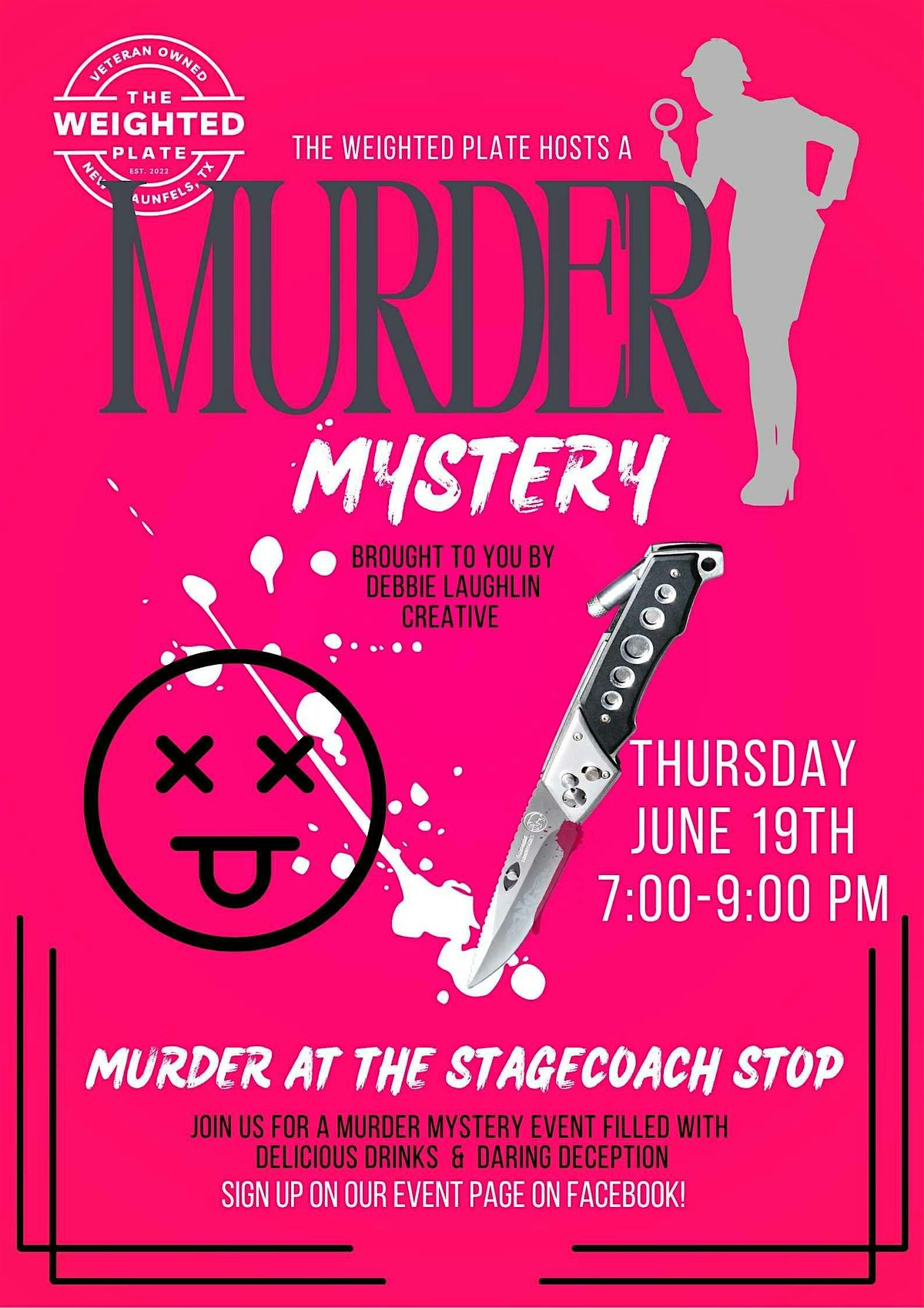 M**der At The Stagecoach Stop, 19 June | Event in New Braunfels | AllEvents