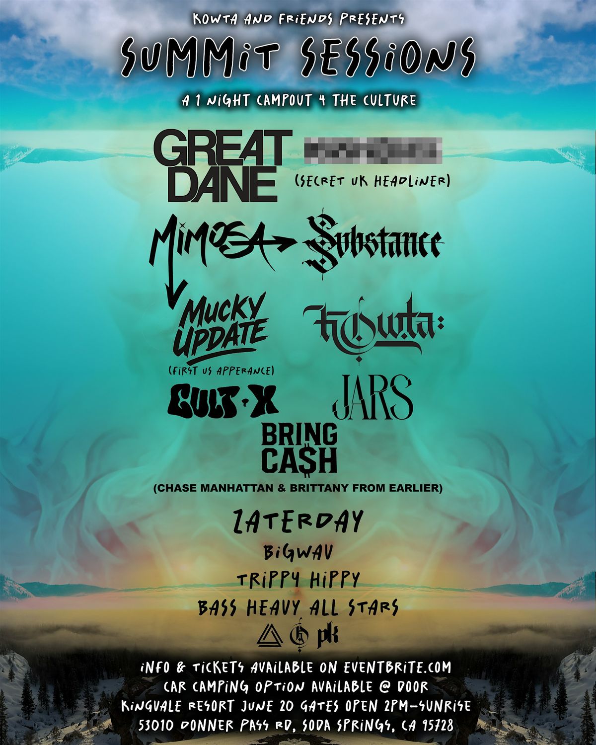 Kowta & Friends Presents Summit Sessions, 20 June | Event in Soda Springs | AllEvents