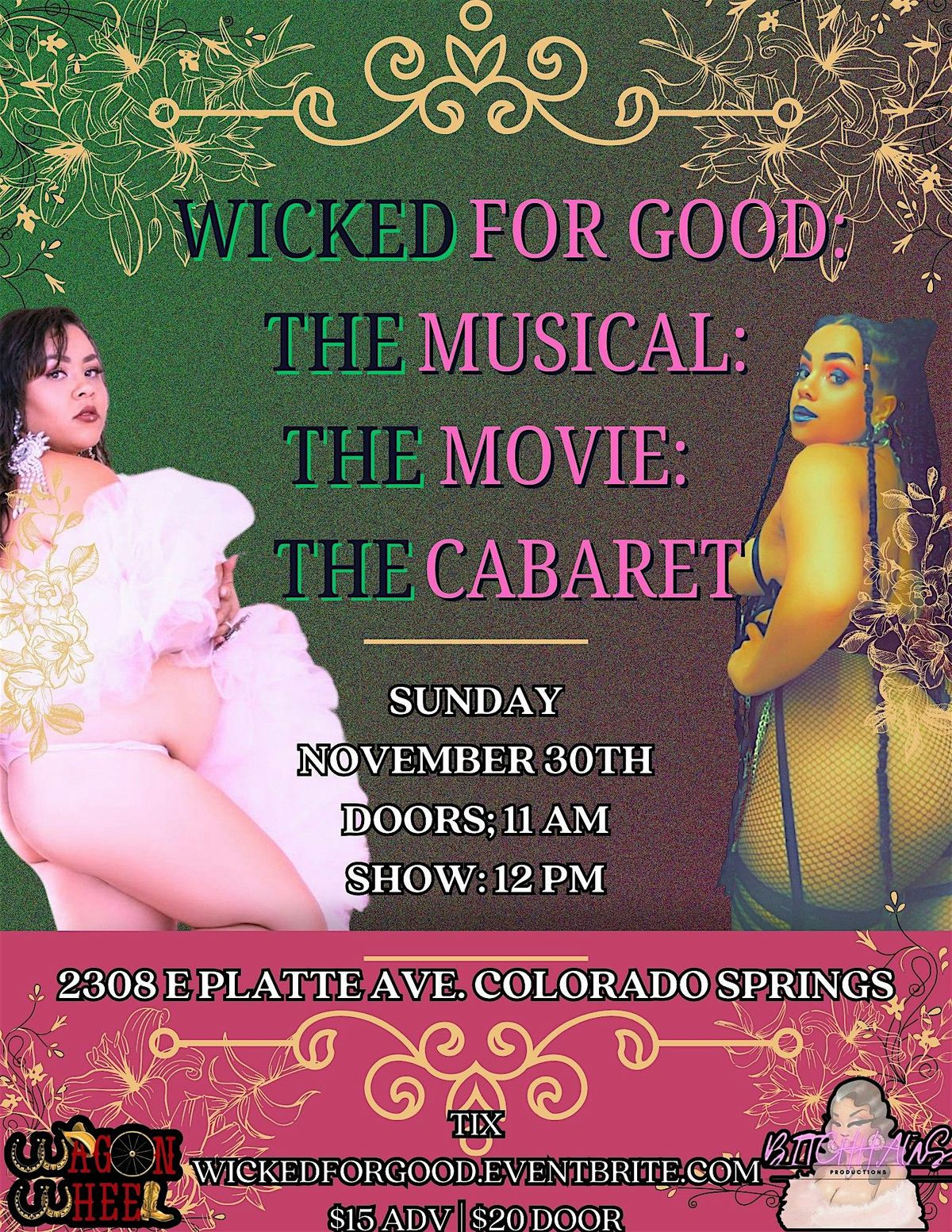 WICKED FOR GOOD: The Musical: The Movie: The Cabaret | Event in Colorado Springs | AllEvents