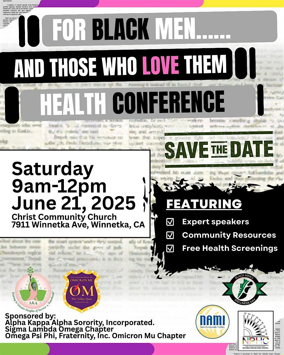 For Black Men… And Those Who Love Them, 21 June | Event in Los Angeles | AllEvents