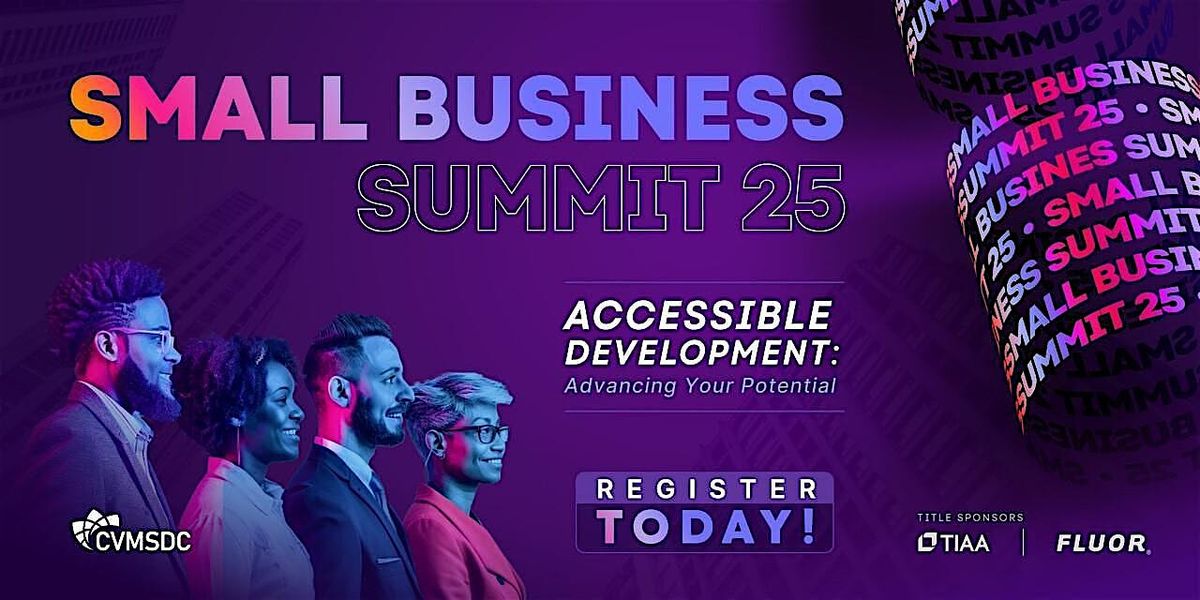CVMSDC: Small Business Summit '25, 1 December | Event in Charlotte | AllEvents