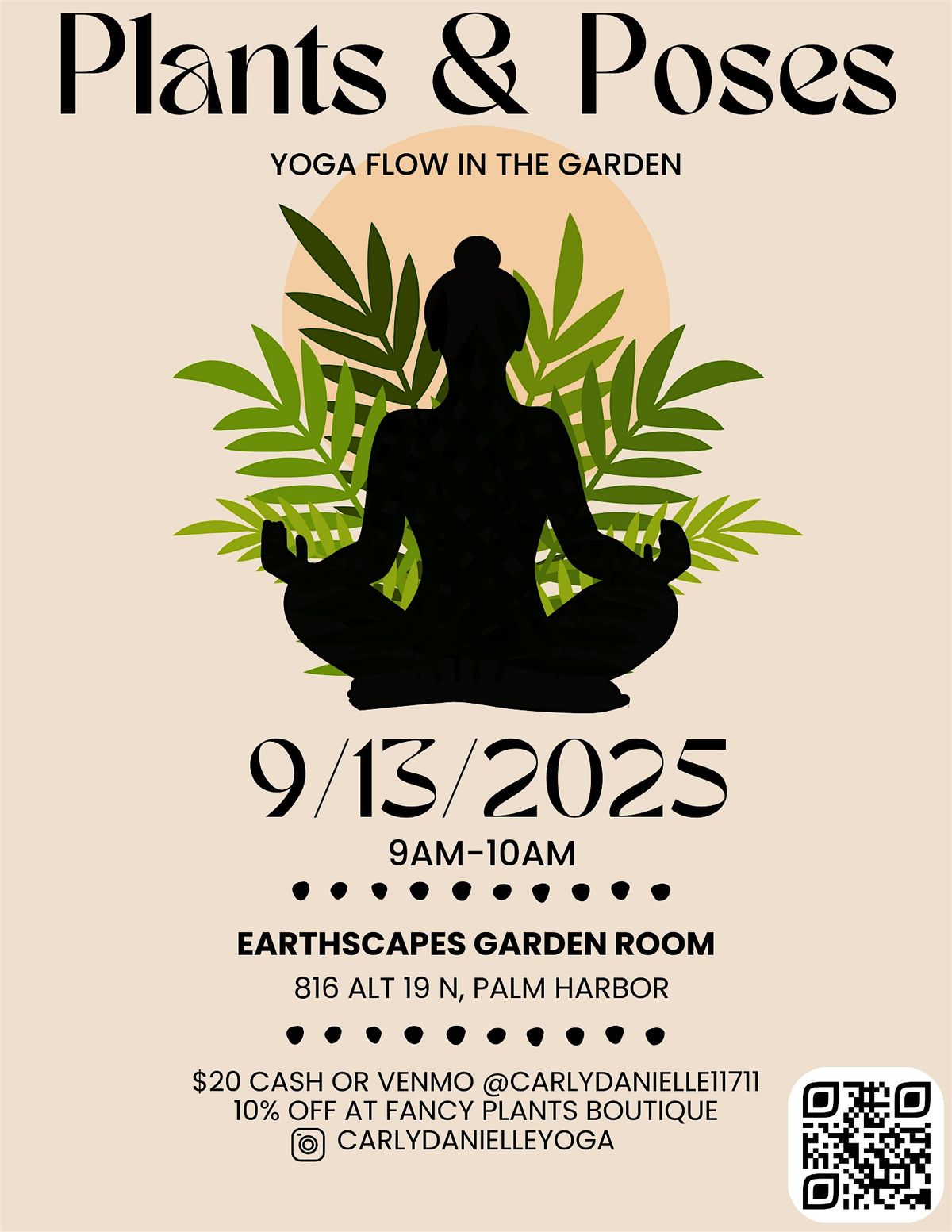 Plants & Poses Yoga Flow - Second Saturday of the Month!, 13 September | Event in Palm Harbor | AllEvents