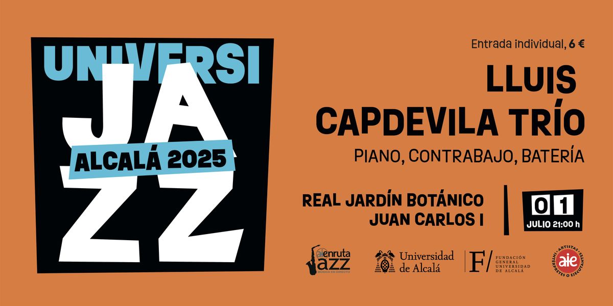 Lluis Capdevila Trío, 1 July | Event in Alcalá de Henares | AllEvents