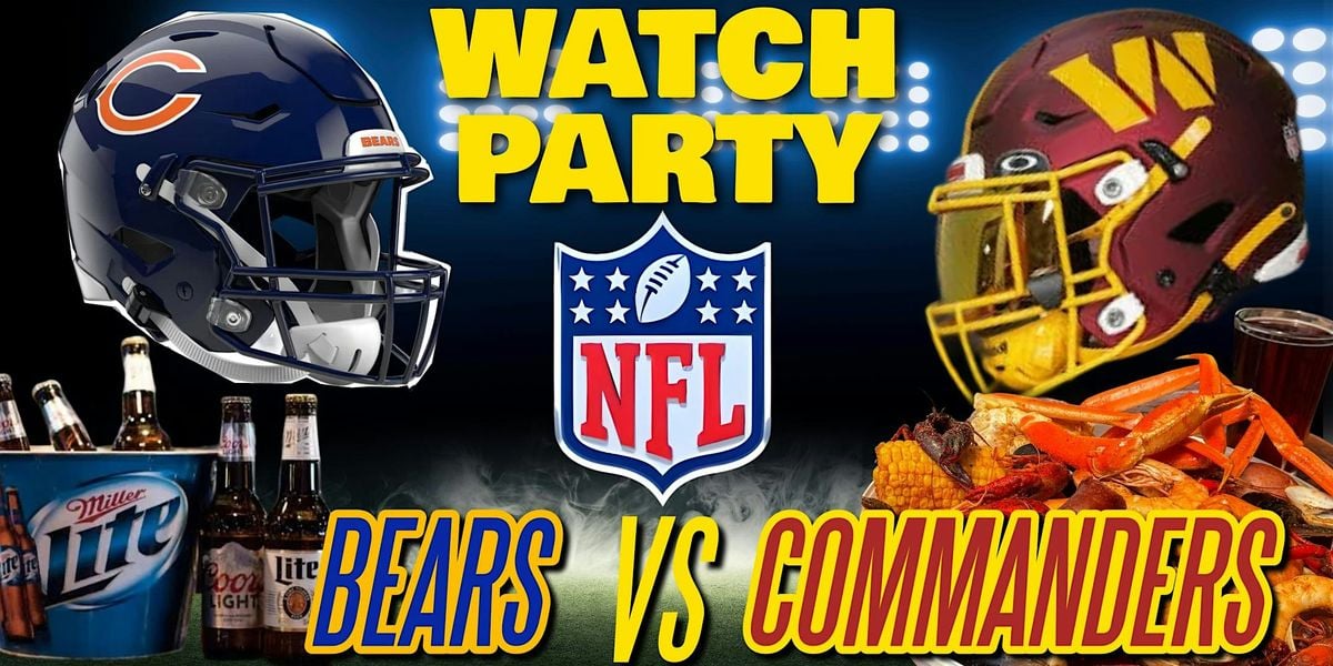 Bears vs Commanders! - Watch Party at The Revel!, 13 October | Event in Frisco | AllEvents