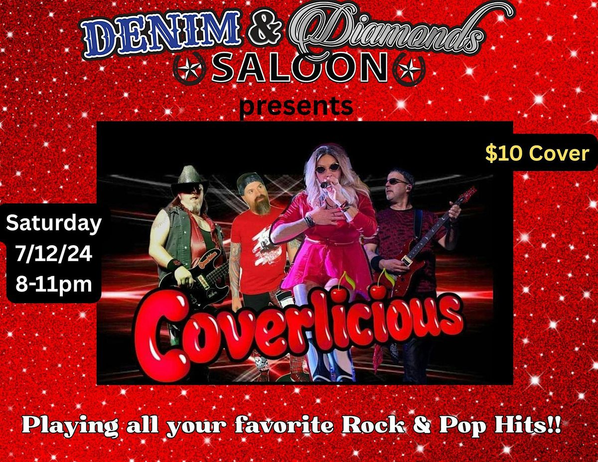 Coverlicious Live at Denim & Diamonds Saloon, 12 July | Event in Sycamore | AllEvents