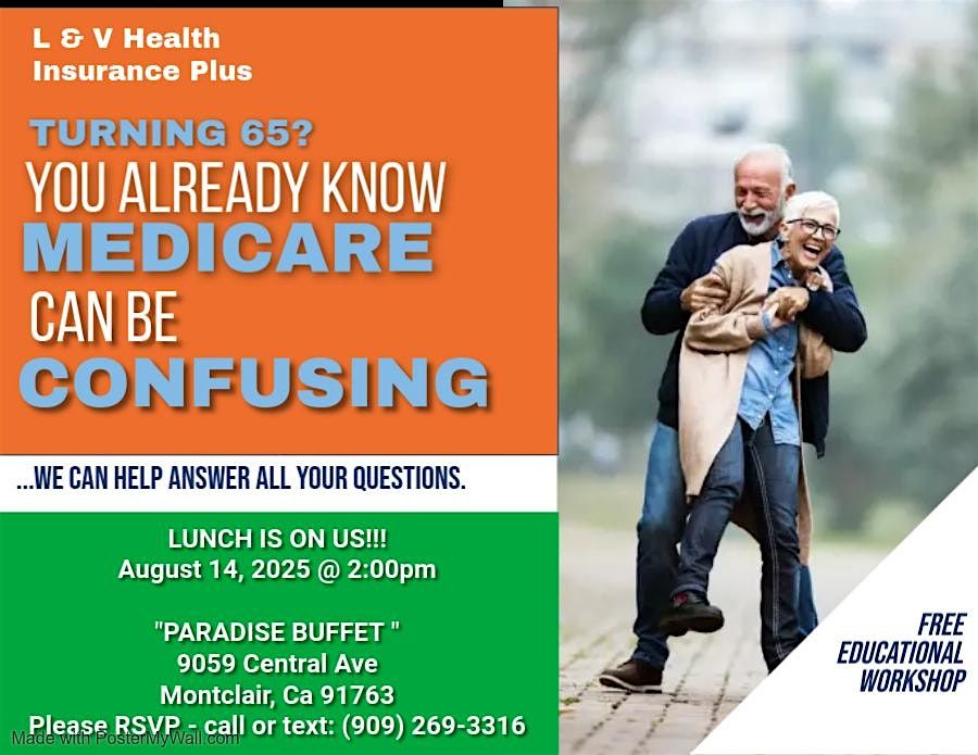 MEDICARE EDUCATIONAL WORKSHOP, 14 August | Event in Montclair | AllEvents