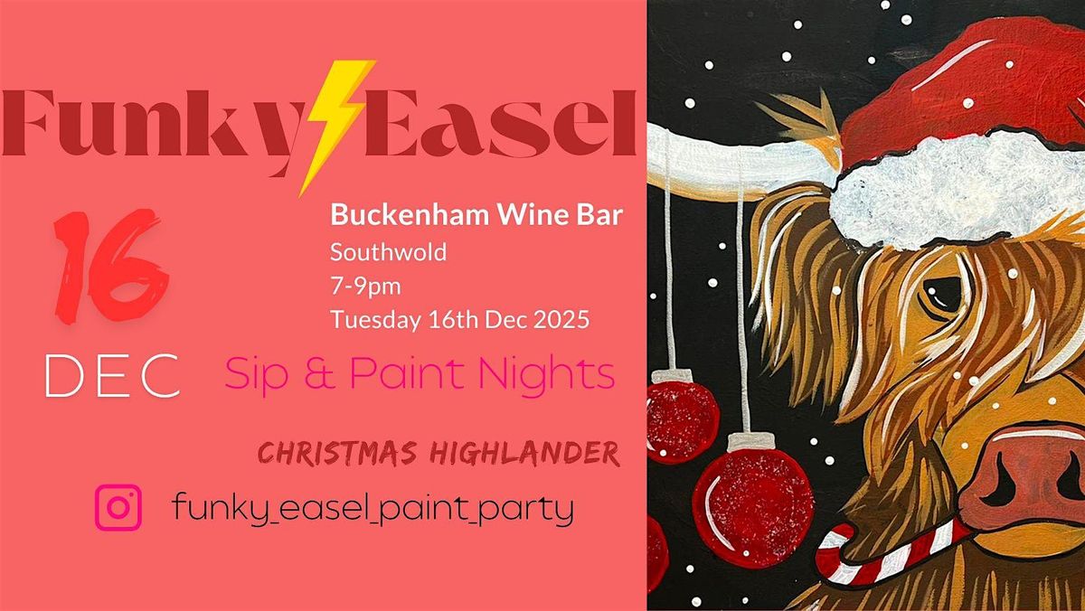 Sip & Paint Night at Buckenham Wine Bar, Southwold, 16 December | Event in Southwold | AllEvents