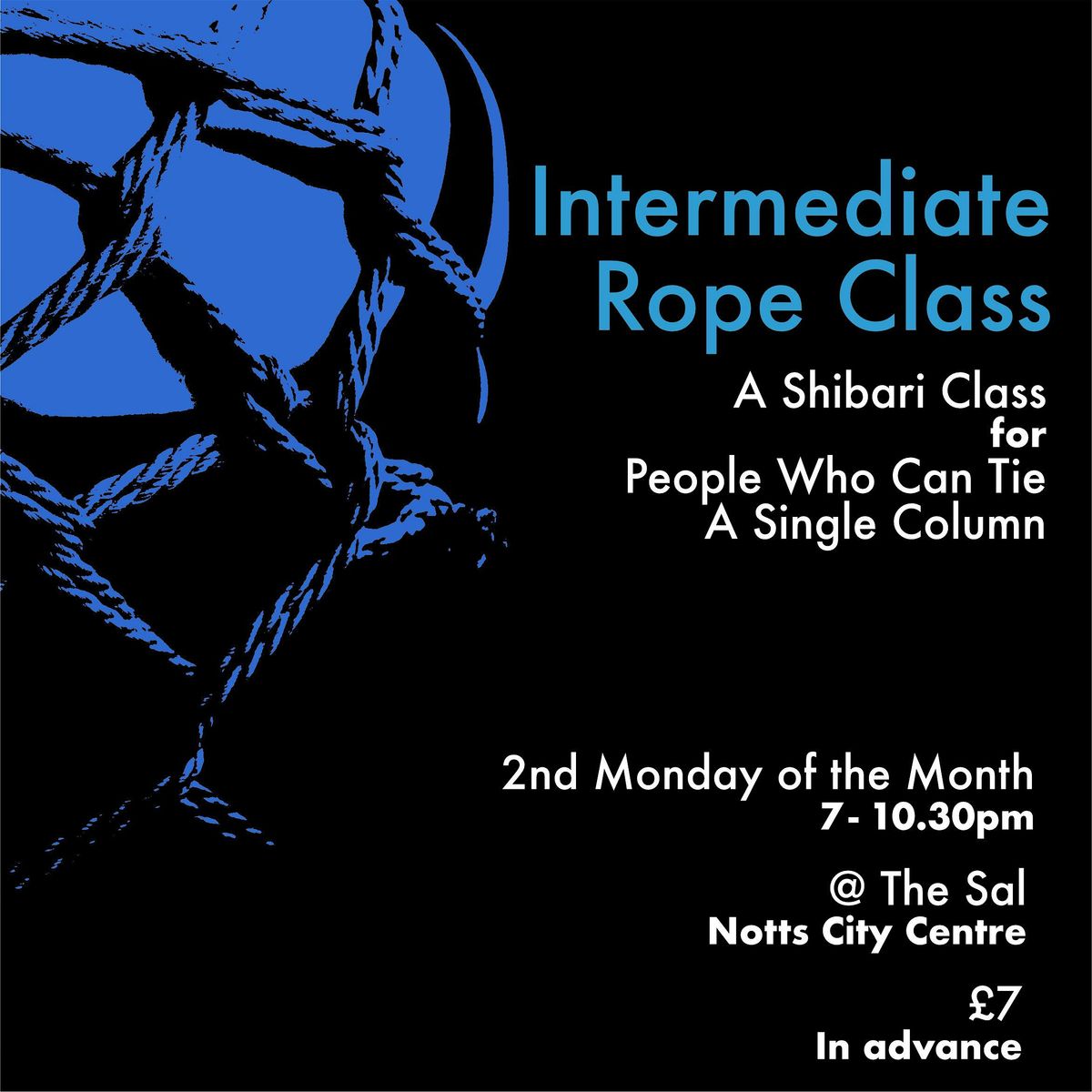 Intermediate Rope Class - Dec - TK Third Rope, 22 December | Event in Nottingham | AllEvents