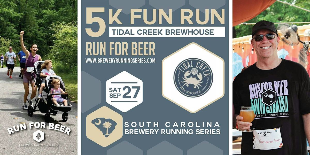 5k Beer Run + Tidal Creek Brewhouse | 2025 SC Brewery Running Series, 27 September | Event in Myrtle Beach