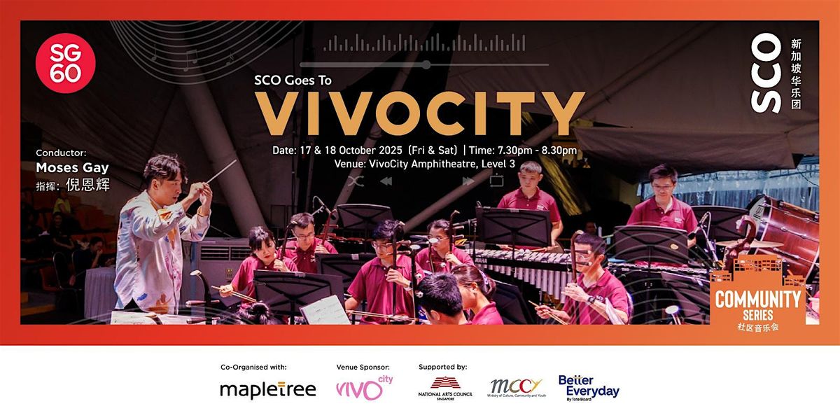 SCO Goes to VivoCity (18 Oct 2025), 18 October | Event in Singapore | AllEvents