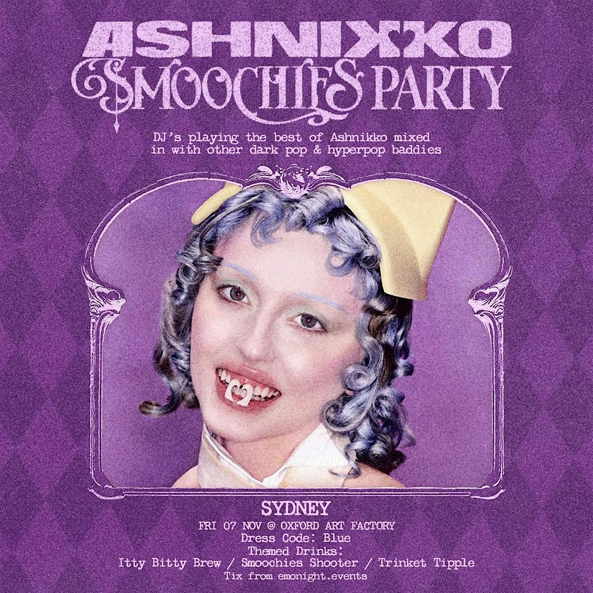 ASHNIKKO SMOOCHIES PARTY MELBOURNE, 19 December | Event in Moonee Ponds | AllEvents