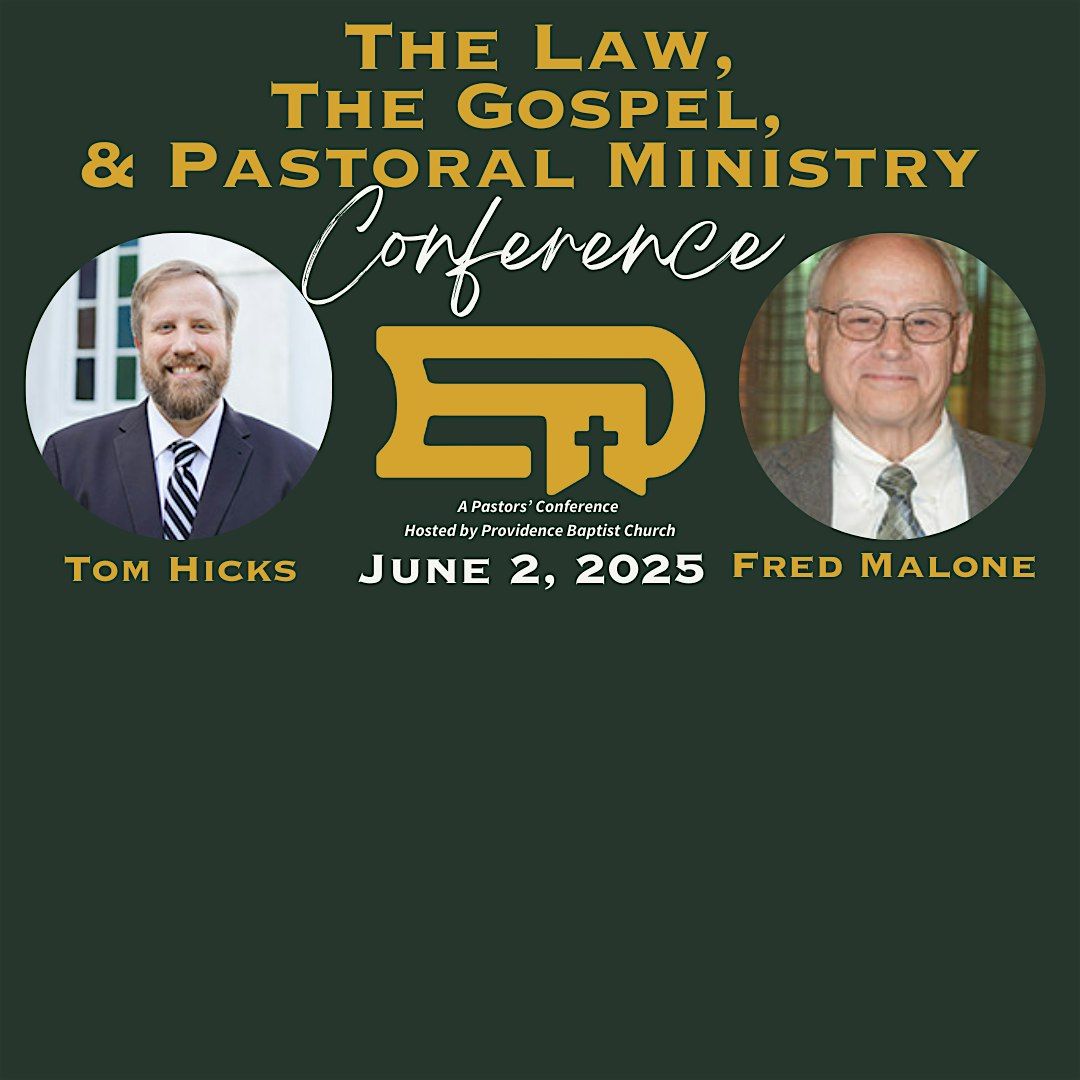 The Law, The Gospel, & Pastoral Ministry, 2 June | Event in Pasadena | AllEvents