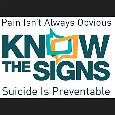 KNOW THE SIGNS OF SUICIDE, 17 July | Event in Red Bluff | AllEvents