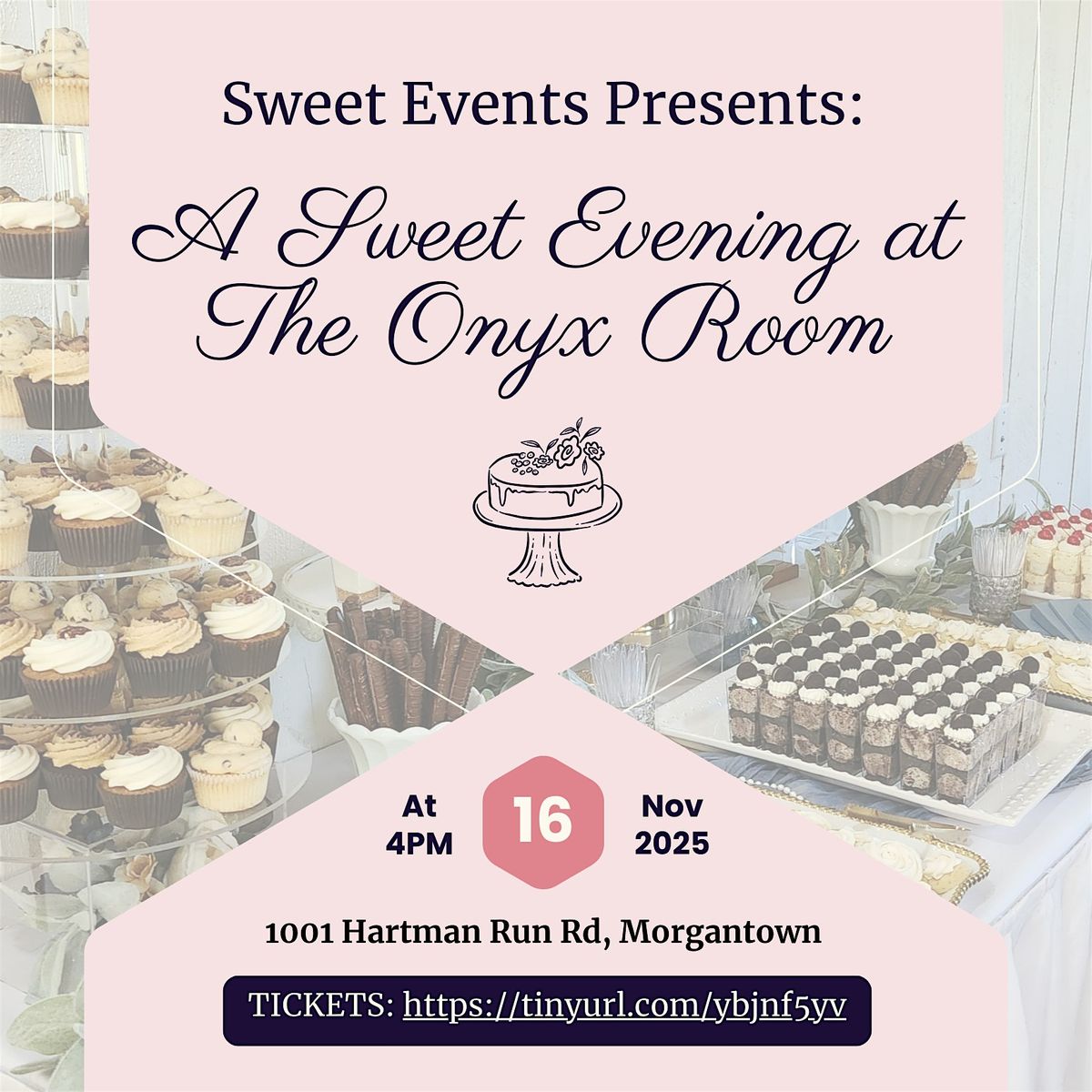 A Sweet Evening at The Onyx Room, 16 November | Event in Morgantown | AllEvents