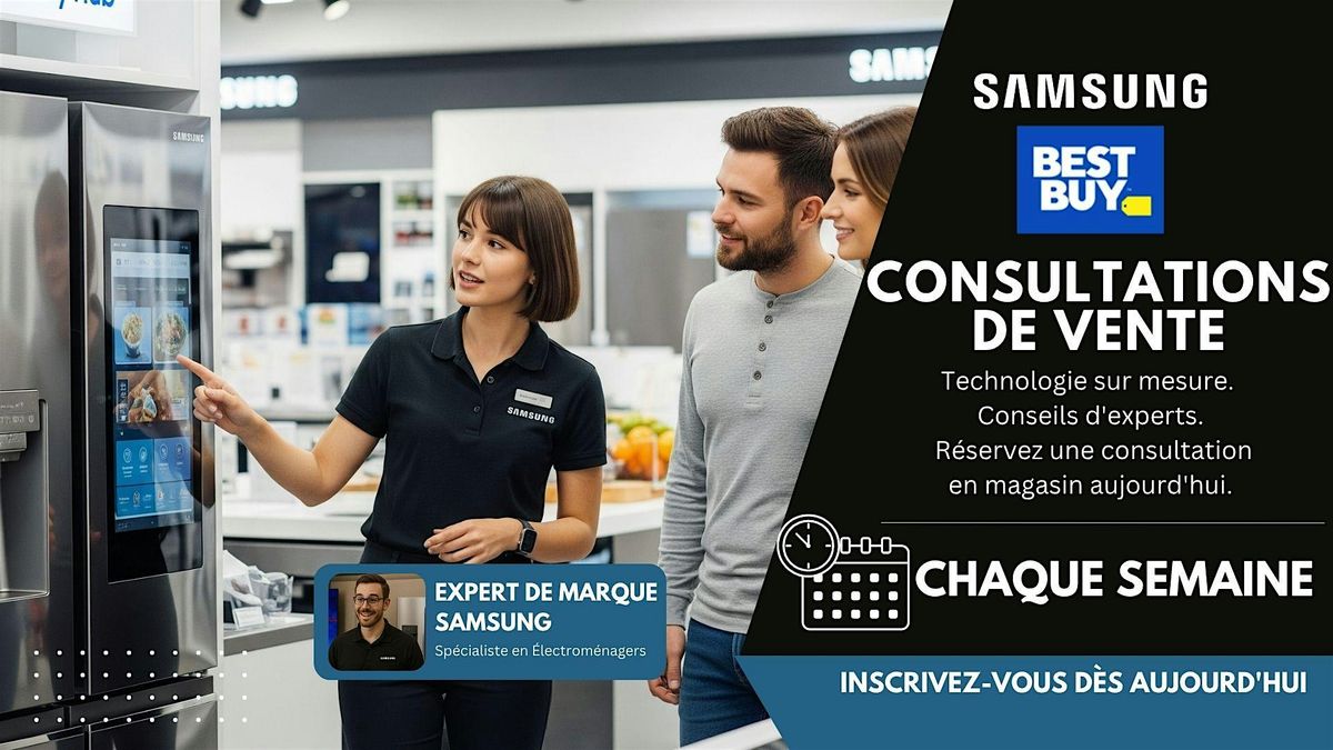 Consultations d'électroménagers Samsung - Pointe-Claire | Event in Pointe-Claire | AllEvents