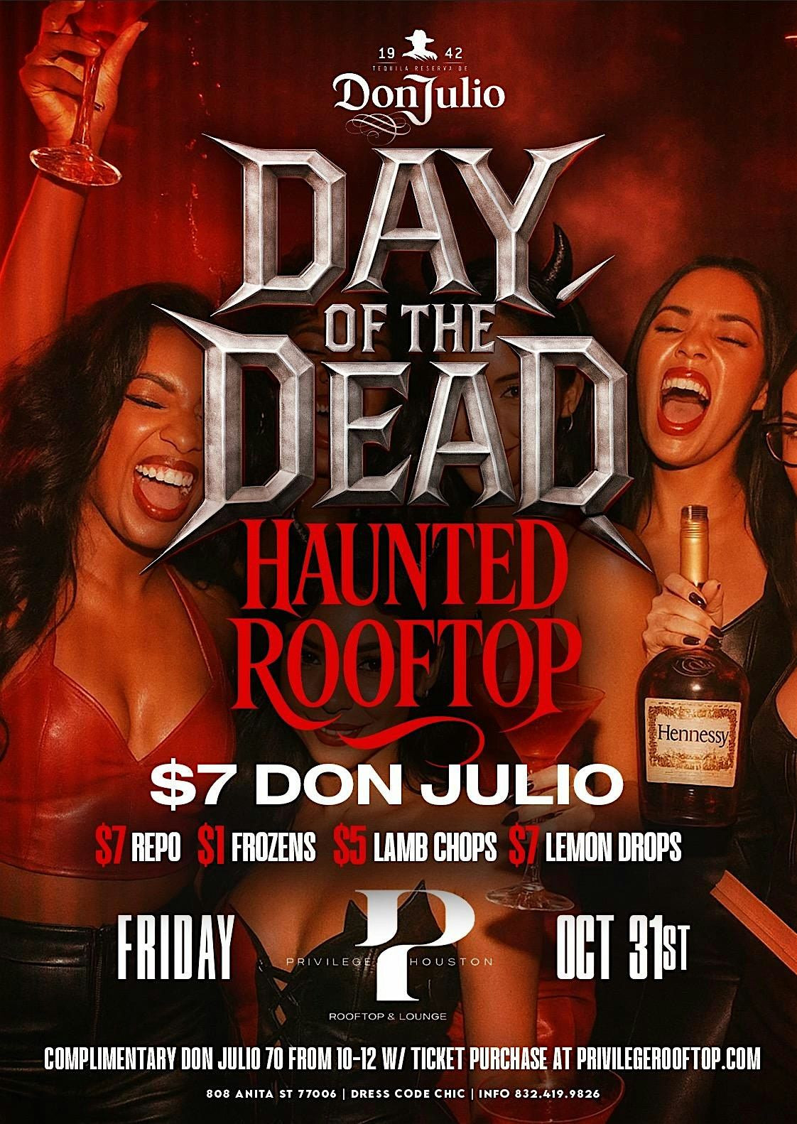 Oct 31 | Day of the Dead Haunted Rooftop at The All New Privilege, 31 October | Event in Houston | AllEvents