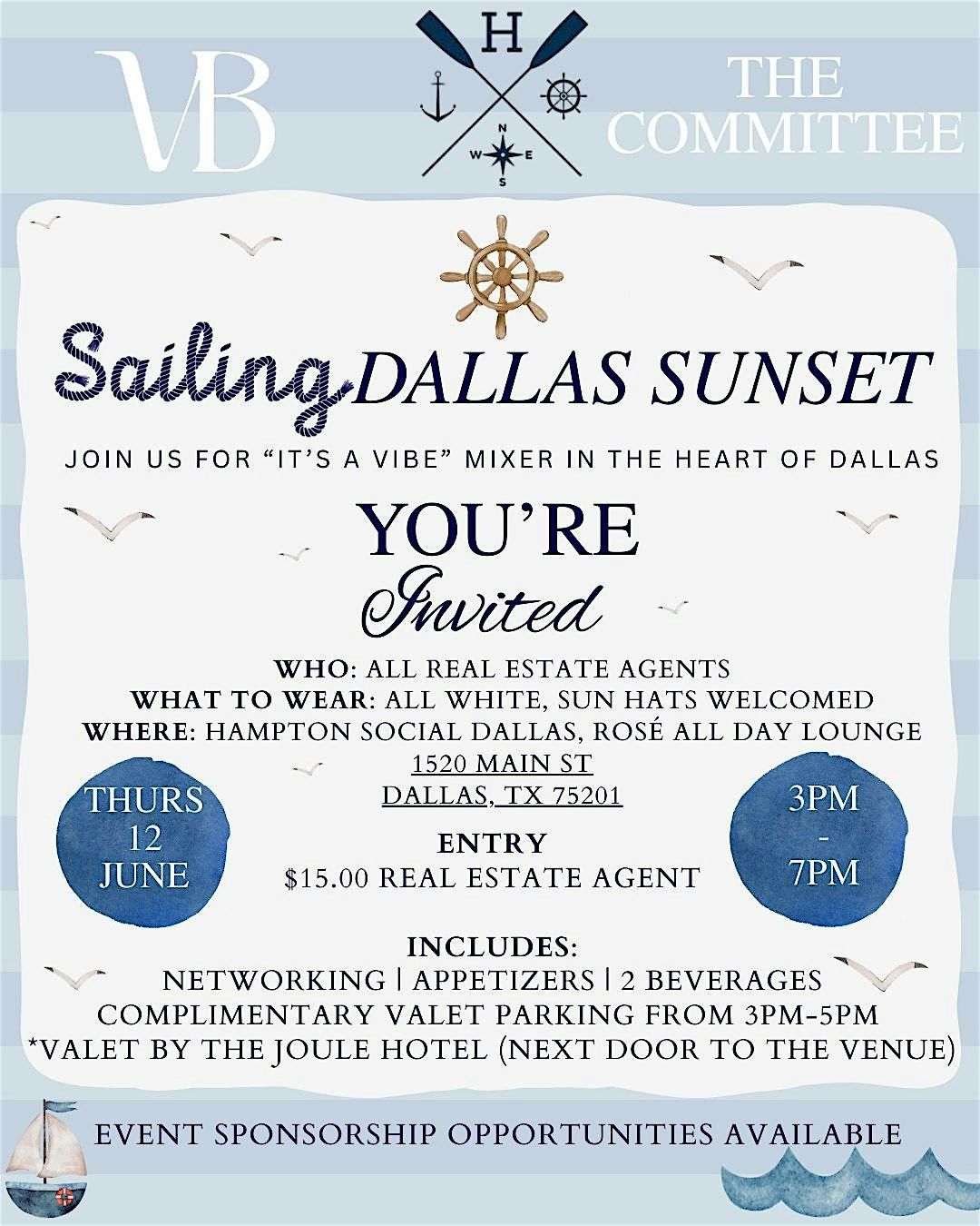 Sailing Dallas Sunset, 12 June | Event in Dallas | AllEvents