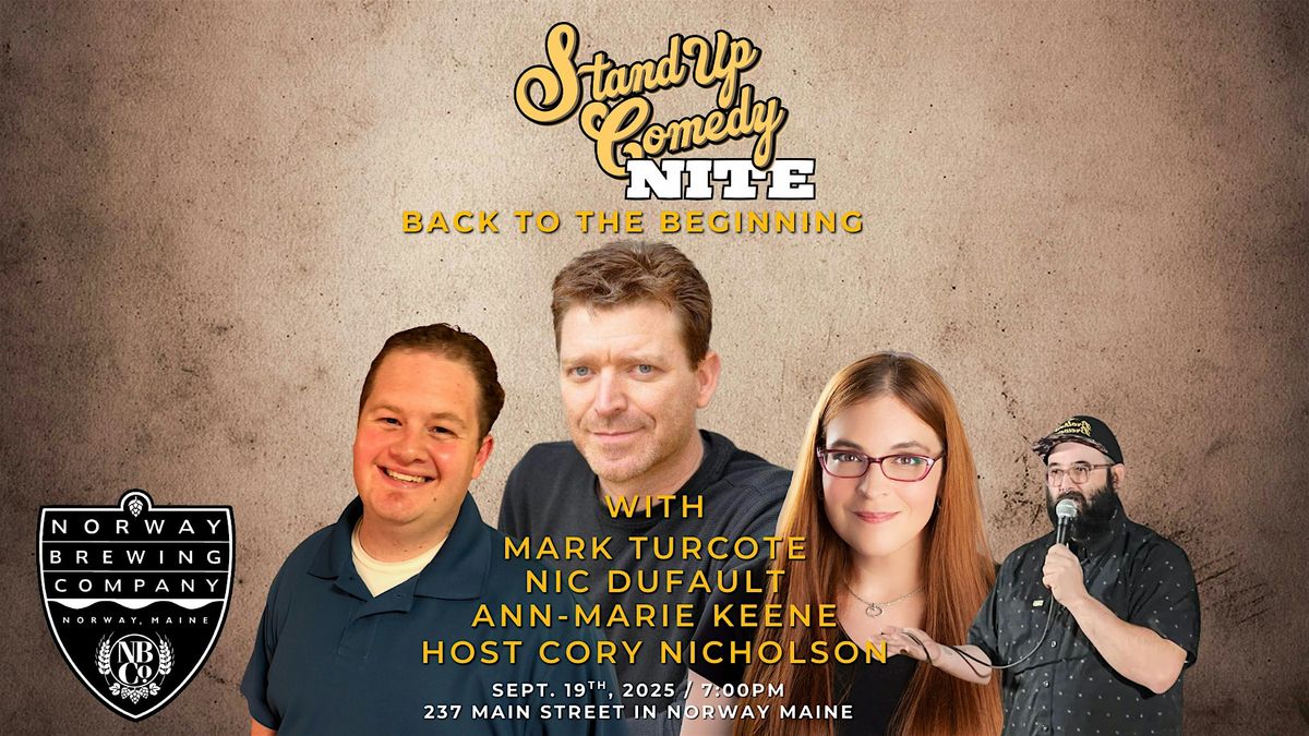 Standup Comedy Nite "Back to The Beginning", 19 September | Event in Norway | AllEvents