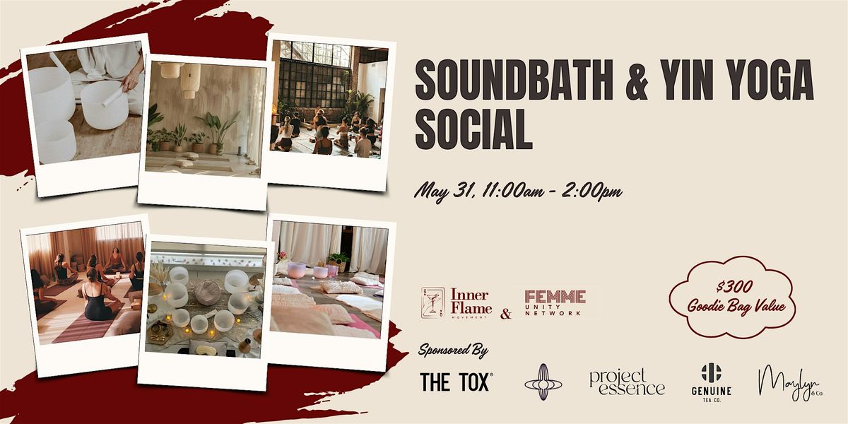 Soundbath + Yin Yoga Classes & Social, 31 May | Event in Toronto | AllEvents