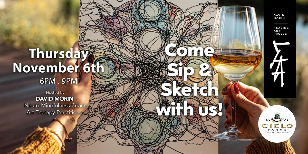 Come Sip and Sketch with us, 6 November | Event in Malibu | AllEvents