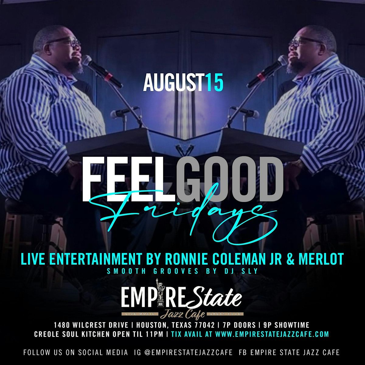 8/15 - Feel Good Fridays with Ronnie Coleman Jr *, 15 August | Event in Houston | AllEvents