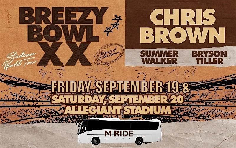 CHRIS BROWN concert shuttle bus from The Palms Resort (SEPT. 19th and 20th), 19 September | Event in Las Vegas
