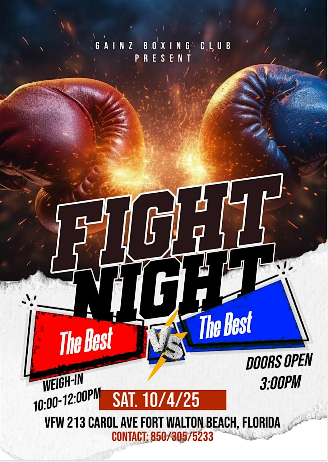 The Best Vs The Best, 4 October | Event in Fort Walton Beach | AllEvents
