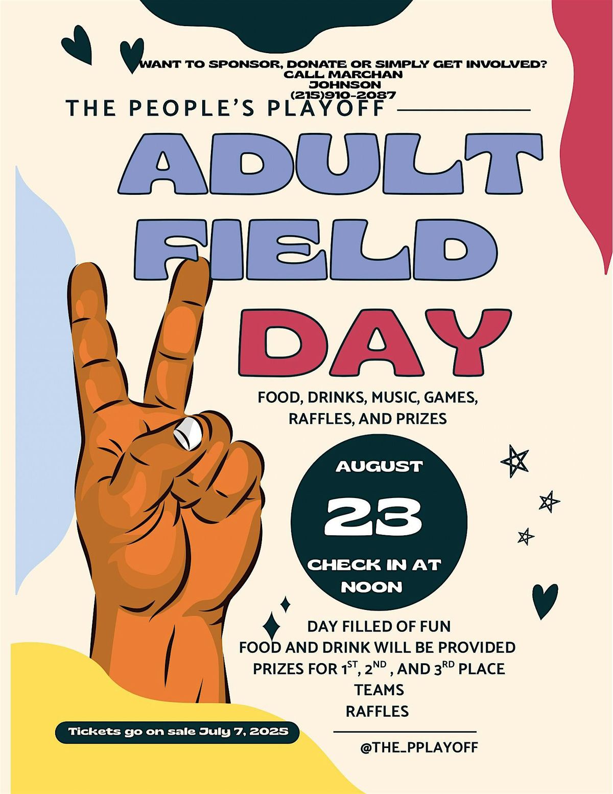 Game Day for Change: THE PEOPLE’S PLAYOFF, 7 July | Event in Wayne | AllEvents
