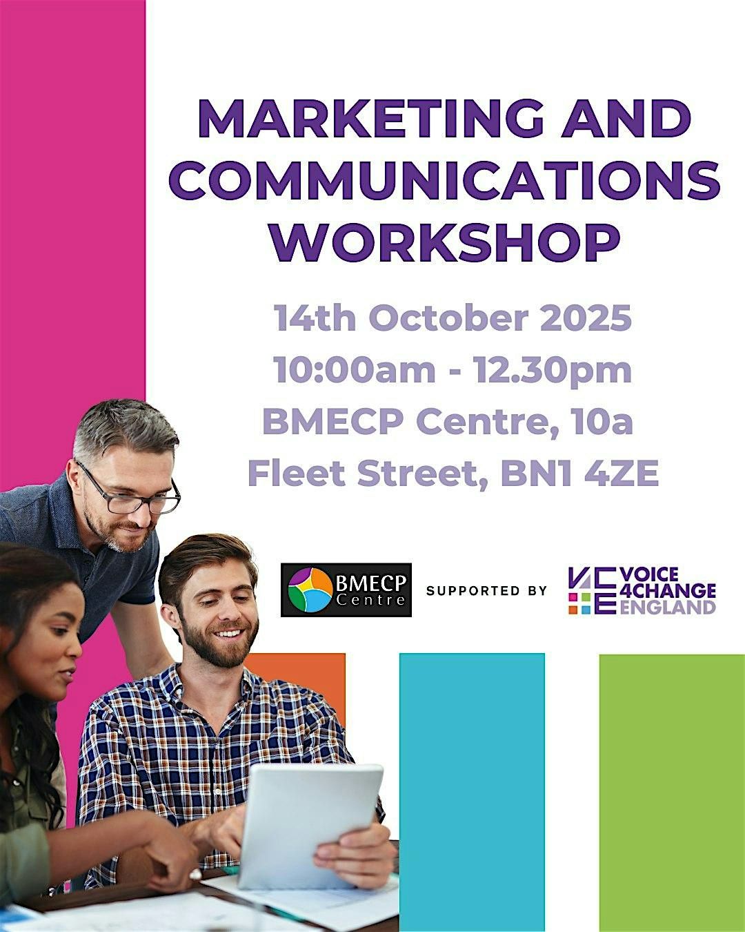 MARKETING AND COMMUNICATION WORKSHOP, 14 October | Event in Brighton and Hove | AllEvents