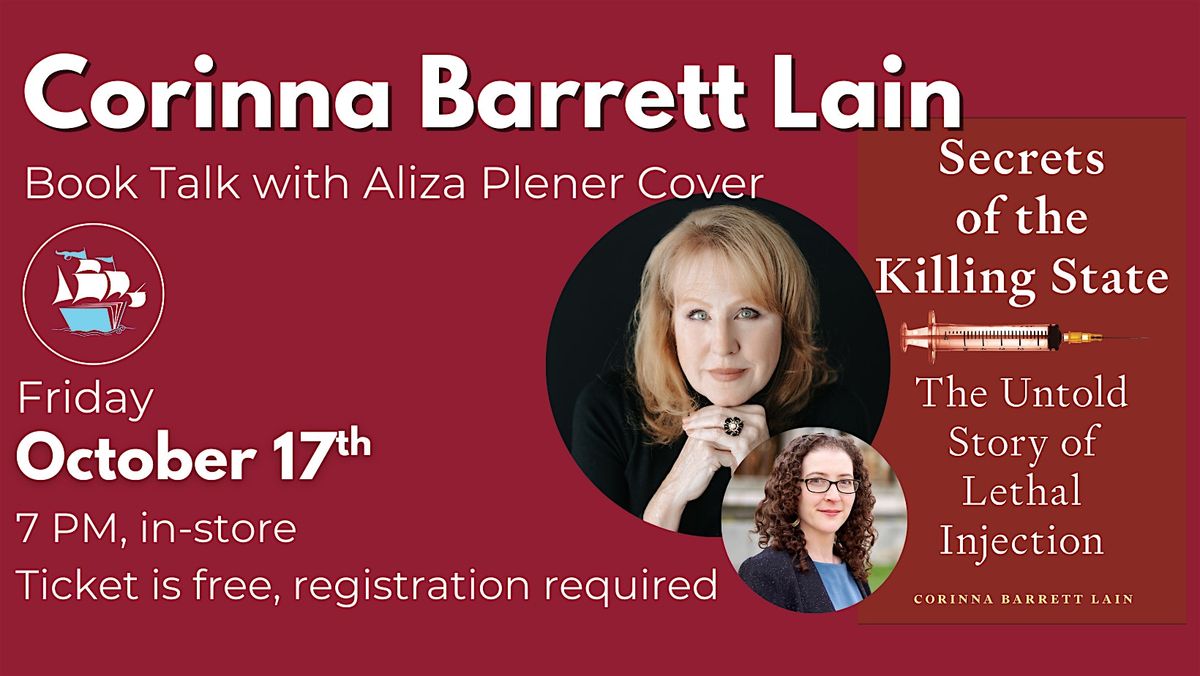 Author Corinna Barrett Lain in Conversation with Aliza Plener Cover, 17 October | Event in Boise | AllEvents