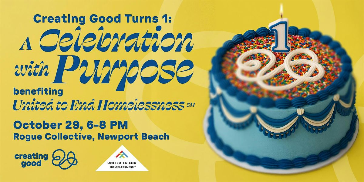 Creating Good Turns One: A Celebration with Purpose, 29 October | Event in Newport Beach | AllEvents
