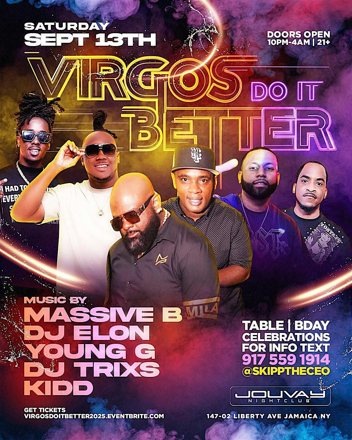 “VIRGOS DO IT BETTER”, 13 September | Event in Queens | AllEvents