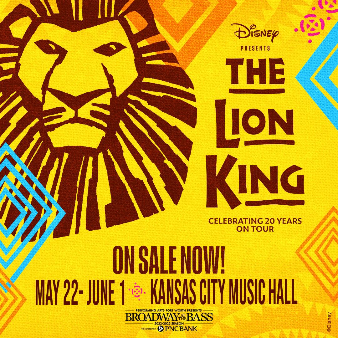 The Lion King at Music Hall Kansas City, 23 May | Event in Kansas City | AllEvents