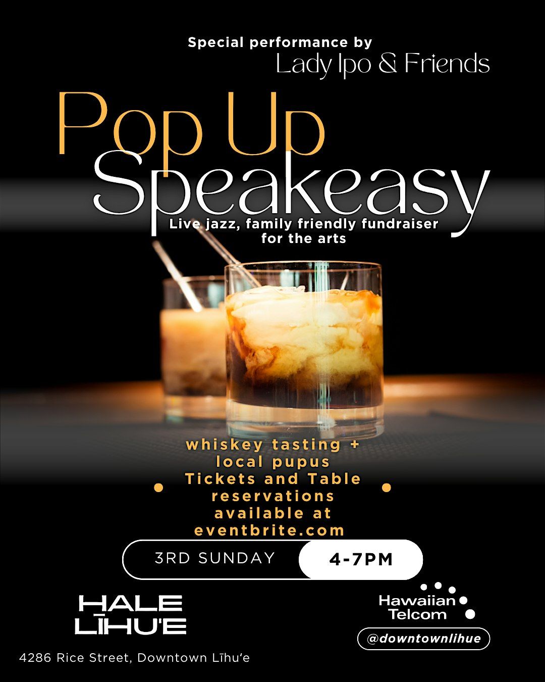 Pop Up Speakeasy with Live Jazz Music, Featuring Lady Ipo, 17 August | Event in Lihue | AllEvents