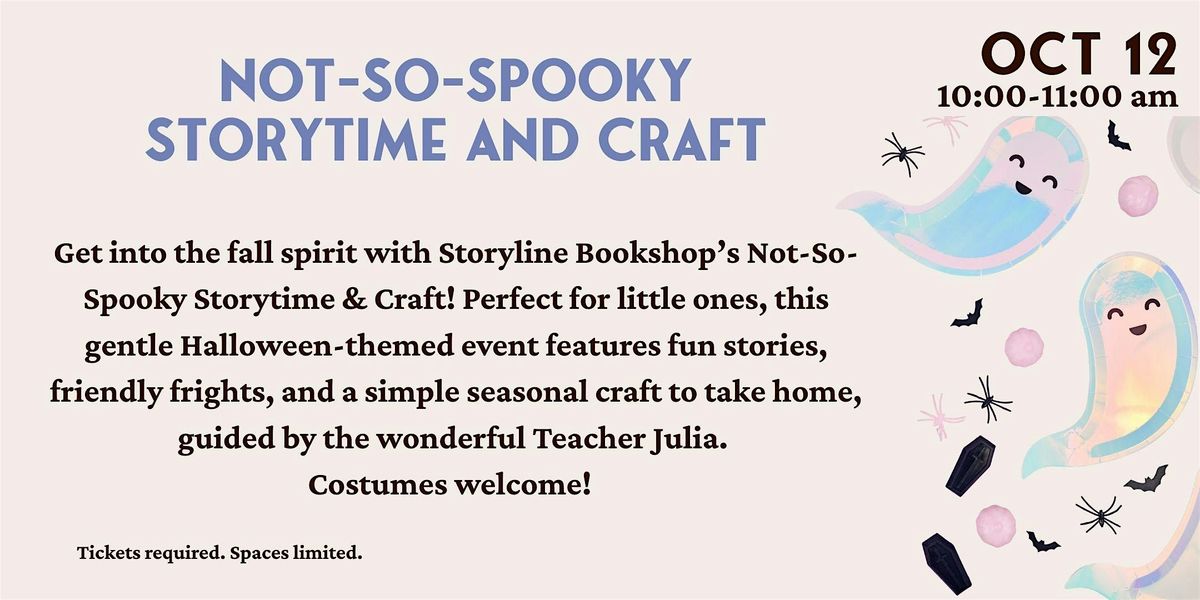 Storyline Events: Not-So-Spooky Storytime and Craft, 12 October | Event in Upper Arlington | AllEvents