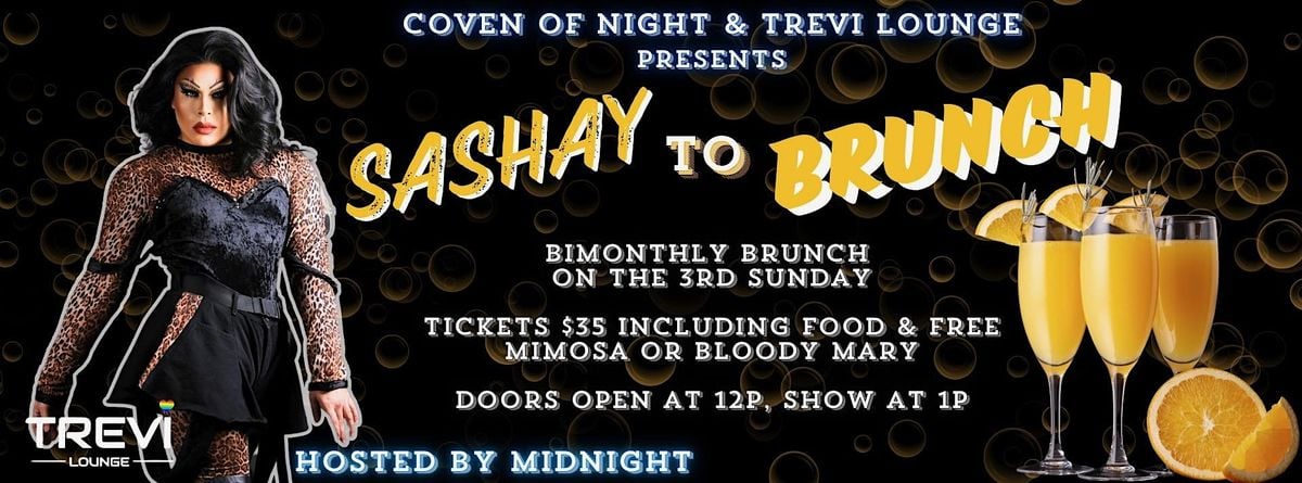 Trevi Lounge Sashay To Brunch, 21 September | Event in Fairfield | AllEvents