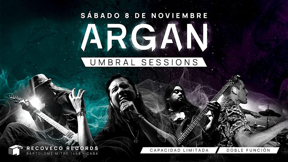 ARGAN - Umbral Sessions, 8 November | Event in San Nicolas | AllEvents