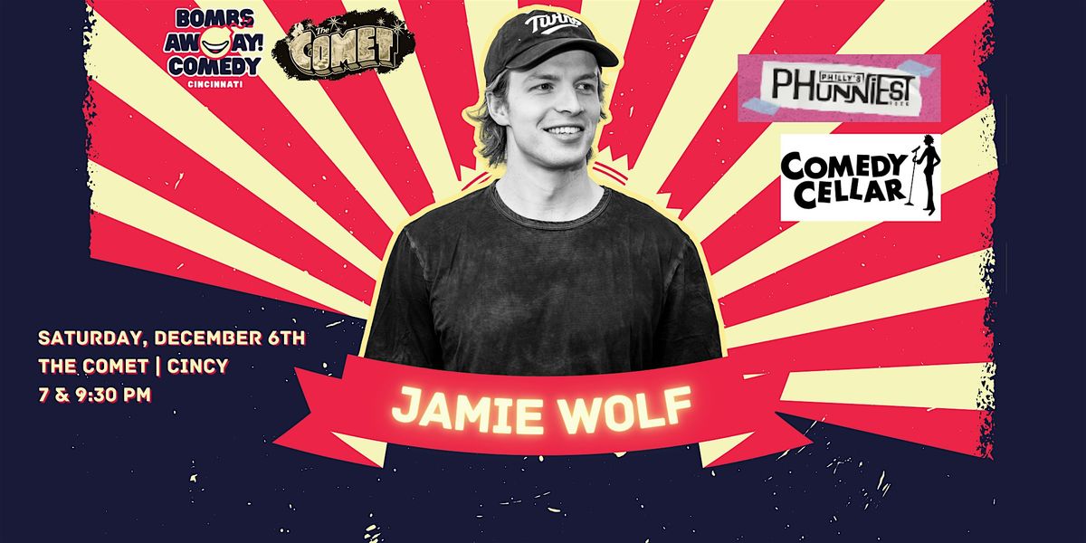 Comedy At The Comet | JAMIE WOLF, 6 December | Event in Cincinnati | AllEvents