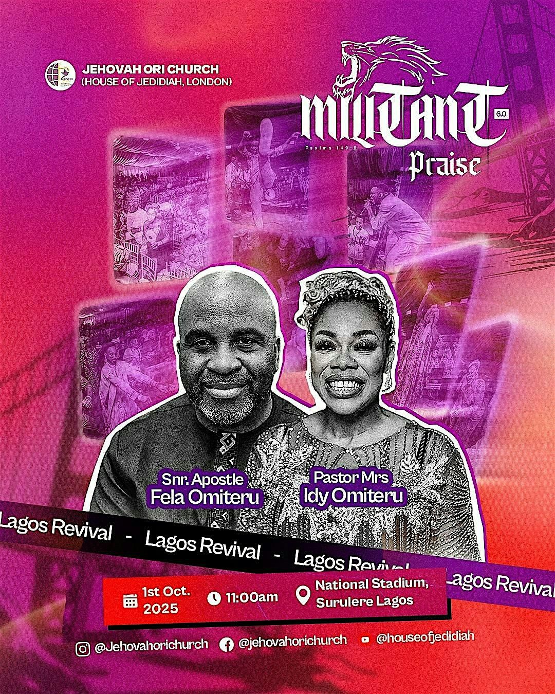 Militant Praise 6.0, 1 October | Event in Lagos | AllEvents