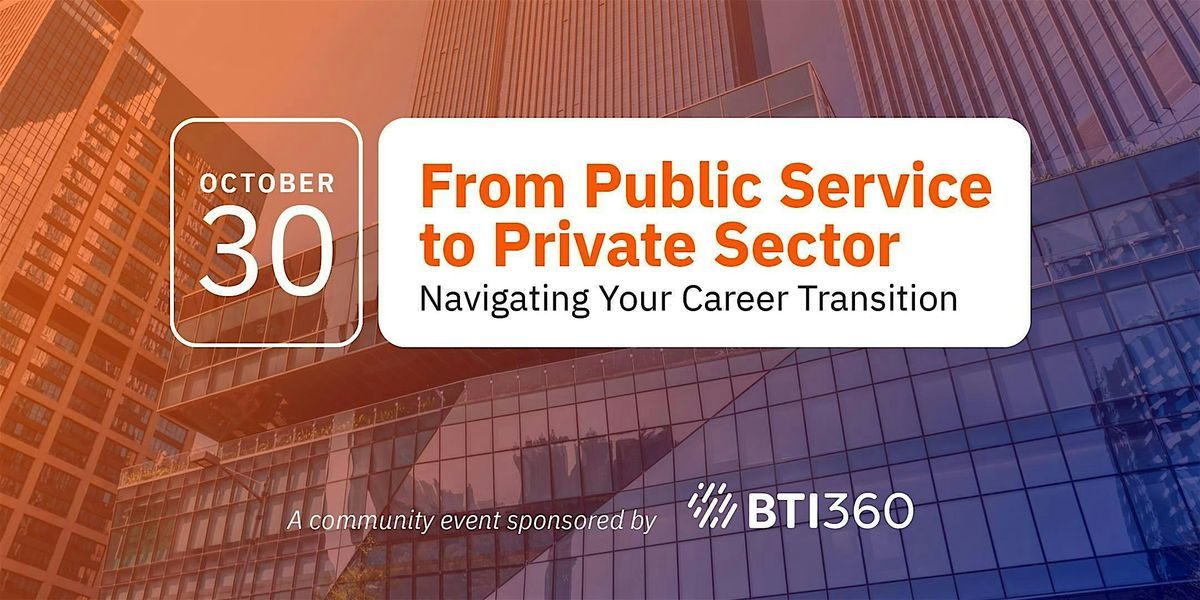 Transition to Industry Event, 30 October | Event in Herndon | AllEvents
