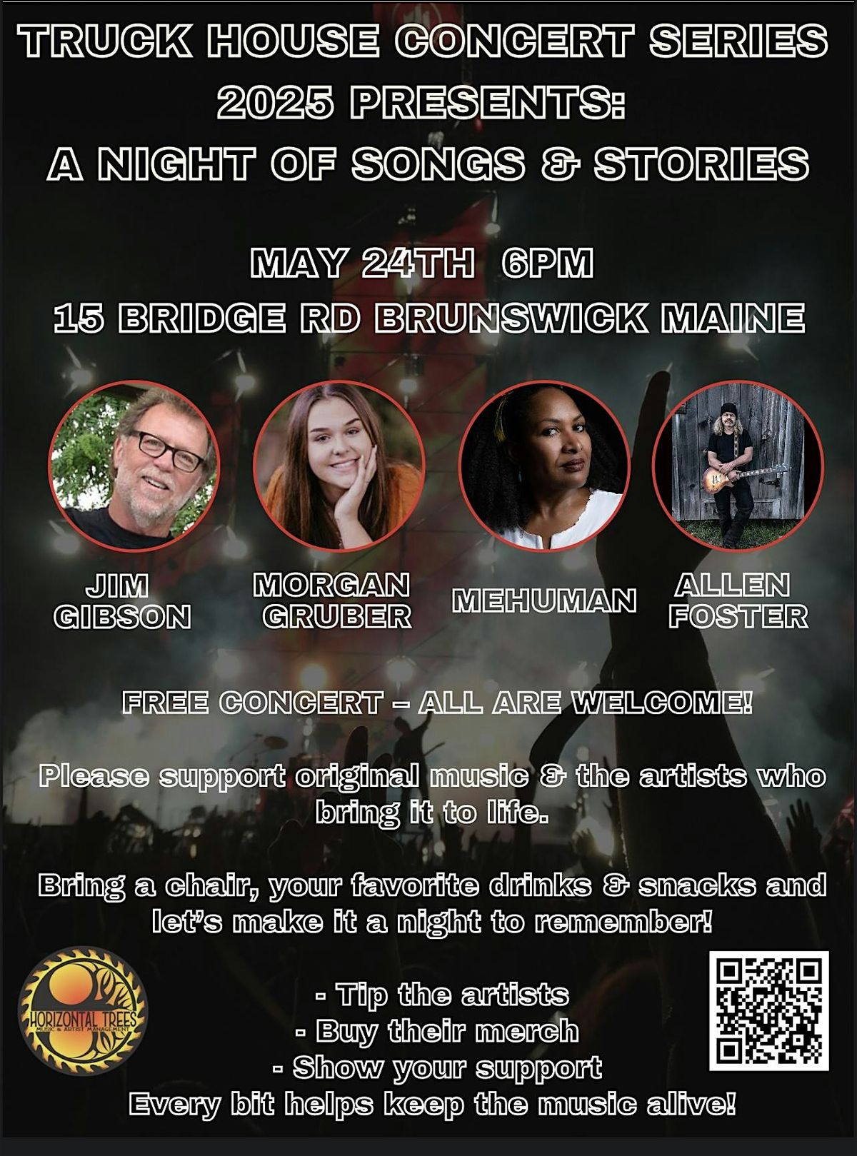 Truck House Concerts Presents A Night of Songs and Stories, 24 May | Event in Brunswick | AllEvents